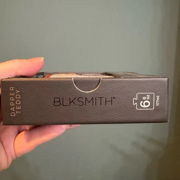 New Blksmith Dapper Teddy Bear Needlepoint Bear Stainless Steel Flask 6 oz - Picture 2 of 3